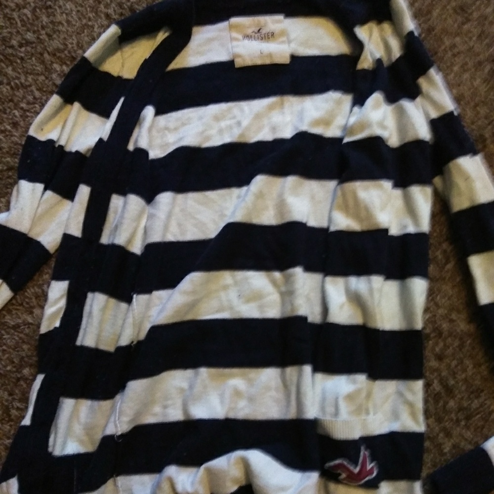 Striped Hollister cover up